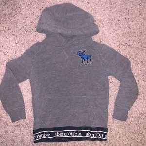 Grey Abercrombie Kids Hoodie